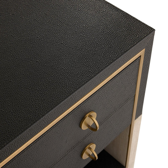 Arteriors FII07 Side Table, Black