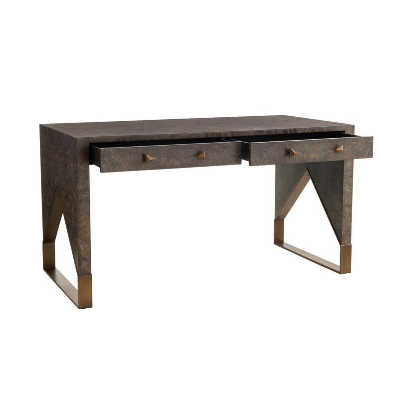 Arteriors FKS07 Desk, Truffle Burl
