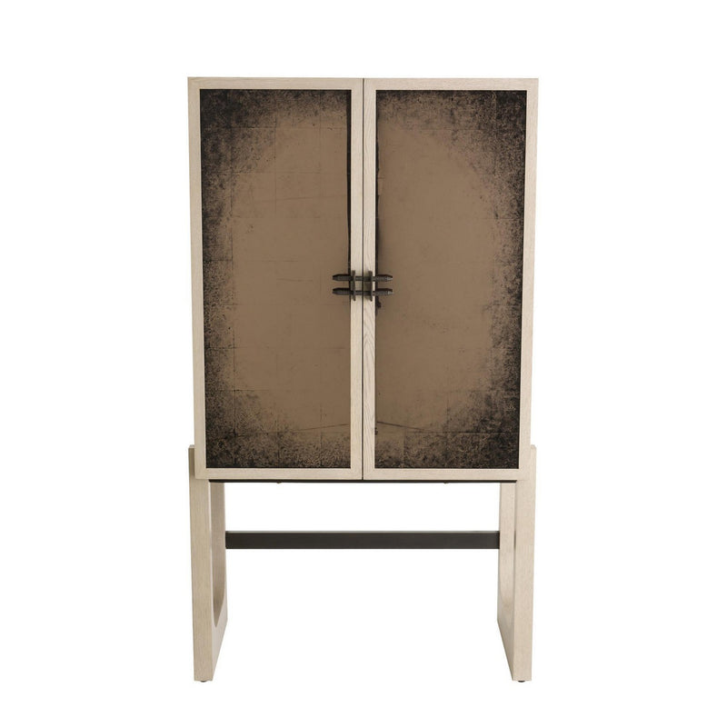 Arteriors FNS18 Cocktail Cabinet, Antiqued Amber