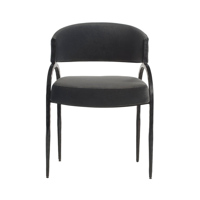 Arteriors FRI28 Chair, Midnight Grey
