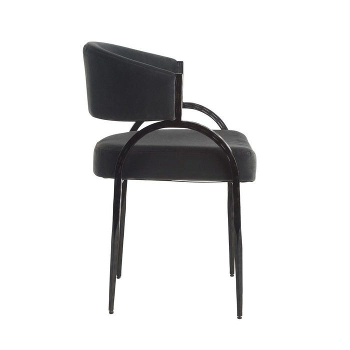 Arteriors FRI28 Chair, Midnight Grey