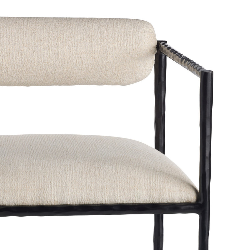 Arteriors FRI31 Chair, Oxford White