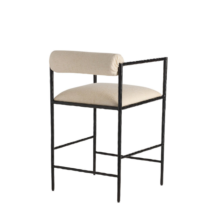 Arteriors FSI19 Counter Stool, Oxford White