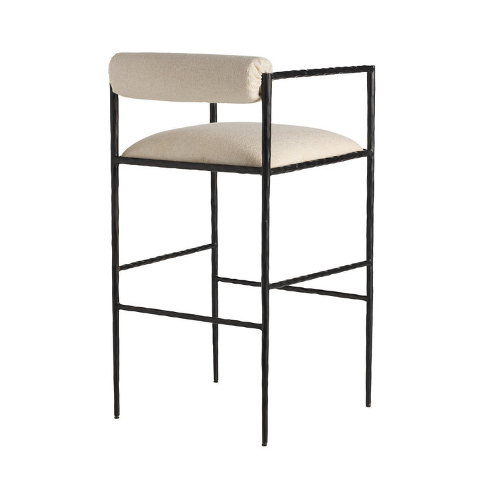 Arteriors FSI20 Bar Stool, Oxford White