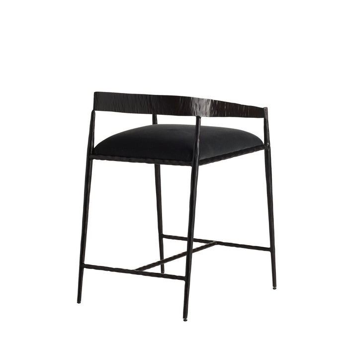 Arteriors FSI21 Counter Stool, Midnight Grey