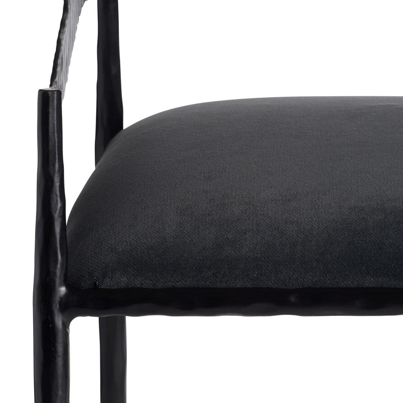 Arteriors FSI21 Counter Stool, Midnight Grey