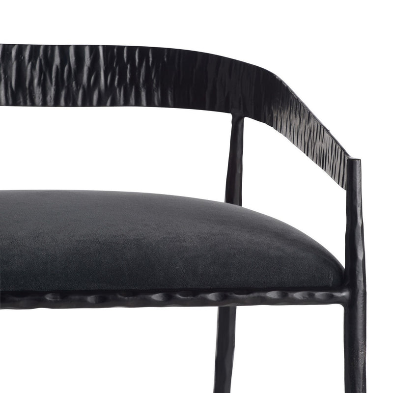 Arteriors FSI21 Counter Stool, Midnight Grey