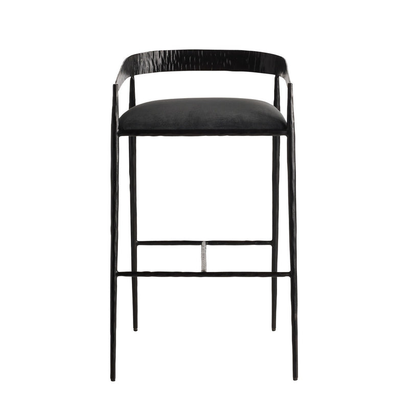 Arteriors FSI22 Bar Stool, Midnight Grey