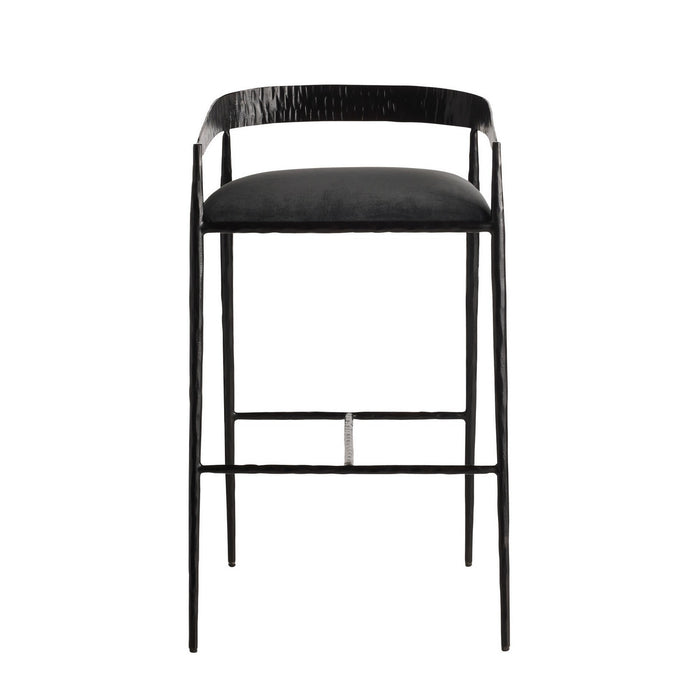 Arteriors FSI22 Bar Stool, Midnight Grey