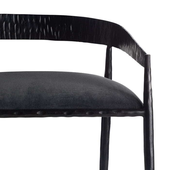 Arteriors FSI22 Bar Stool, Midnight Grey