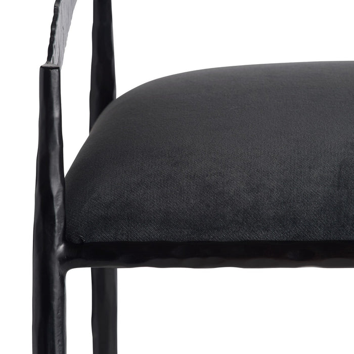 Arteriors FSI22 Bar Stool, Midnight Grey