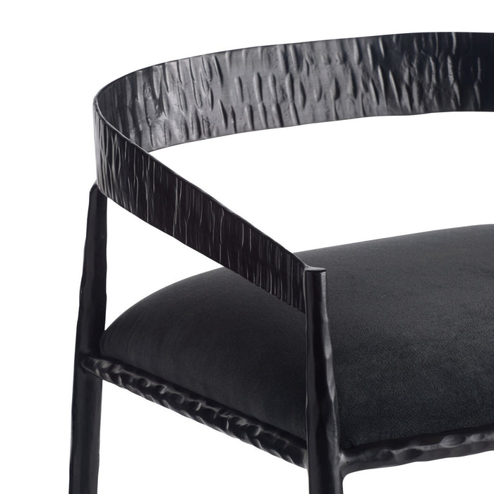 Arteriors FSI22 Bar Stool, Midnight Grey