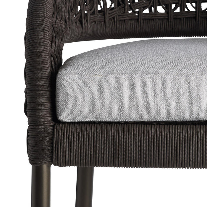 Arteriors FSS09 Outdoor Counter Stool, Porpoise