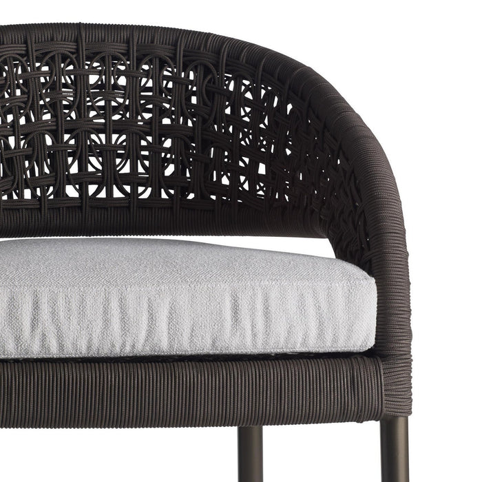 Arteriors FSS09 Outdoor Counter Stool, Porpoise