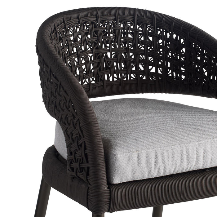 Arteriors FSS09 Outdoor Counter Stool, Porpoise