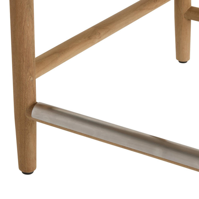Arteriors FSS11 Outdoor Counter Stool, Pearl