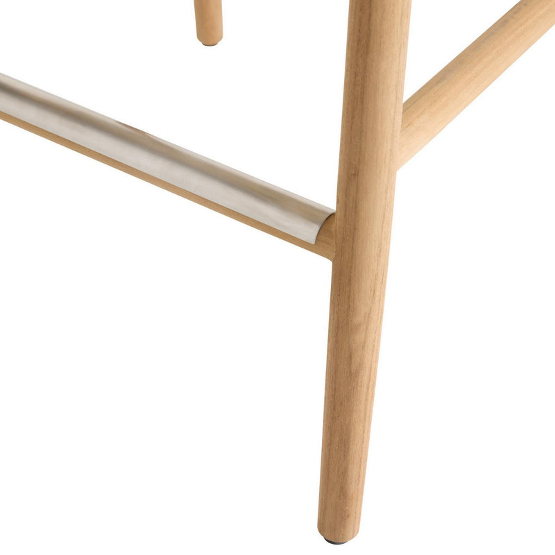 Arteriors FSS12 Outdoor Bar Stool, Pearl