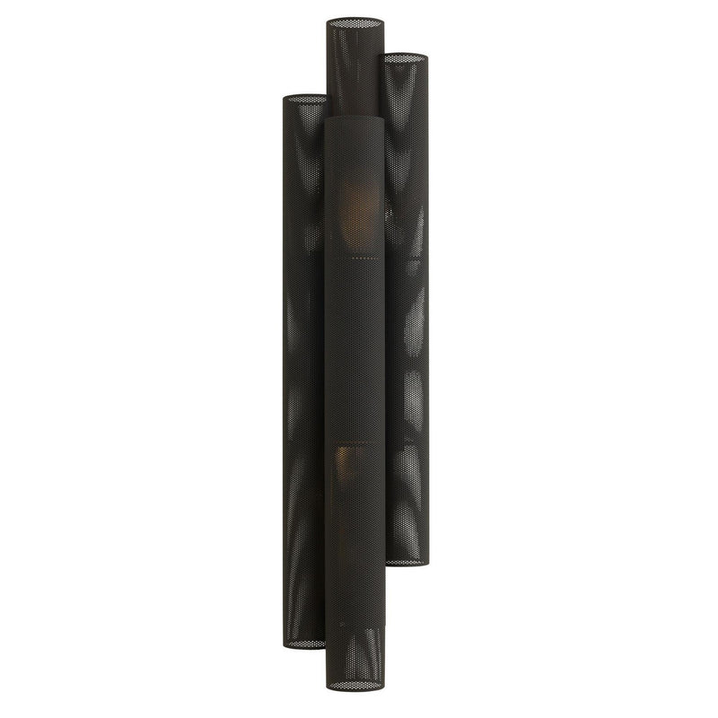 Arteriors GADWC12 Two Light Outdoor Wall Sconce, Marine Grade Matte Black