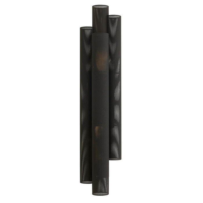 Arteriors GADWC12 Two Light Outdoor Wall Sconce, Marine Grade Matte Black