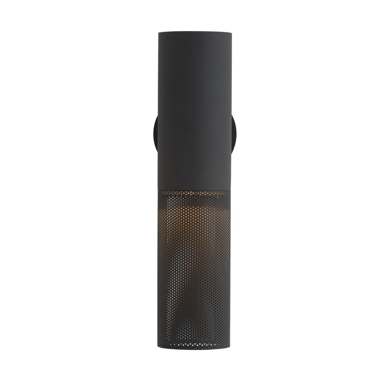Arteriors GADWC13 One Light Outdoor Wall Sconce, Marine Grade Matte Black