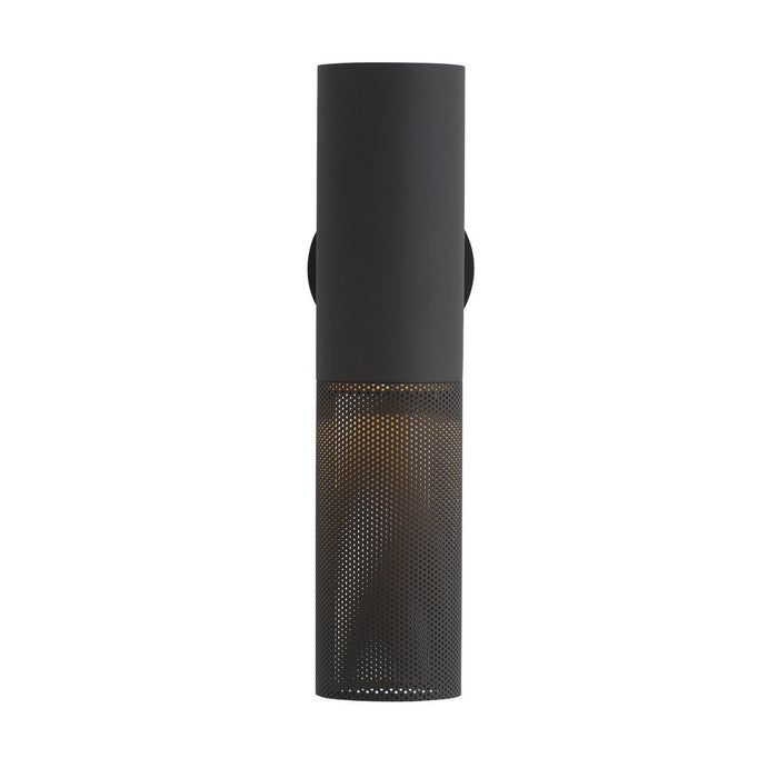 Arteriors GADWC13 One Light Outdoor Wall Sconce, Marine Grade Matte Black