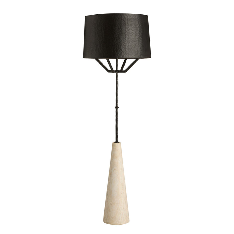 Arteriors PFI17 One Light Floor Lamp, White
