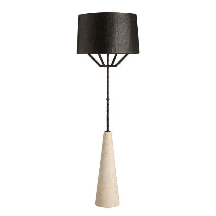 Arteriors PFI17 One Light Floor Lamp, White