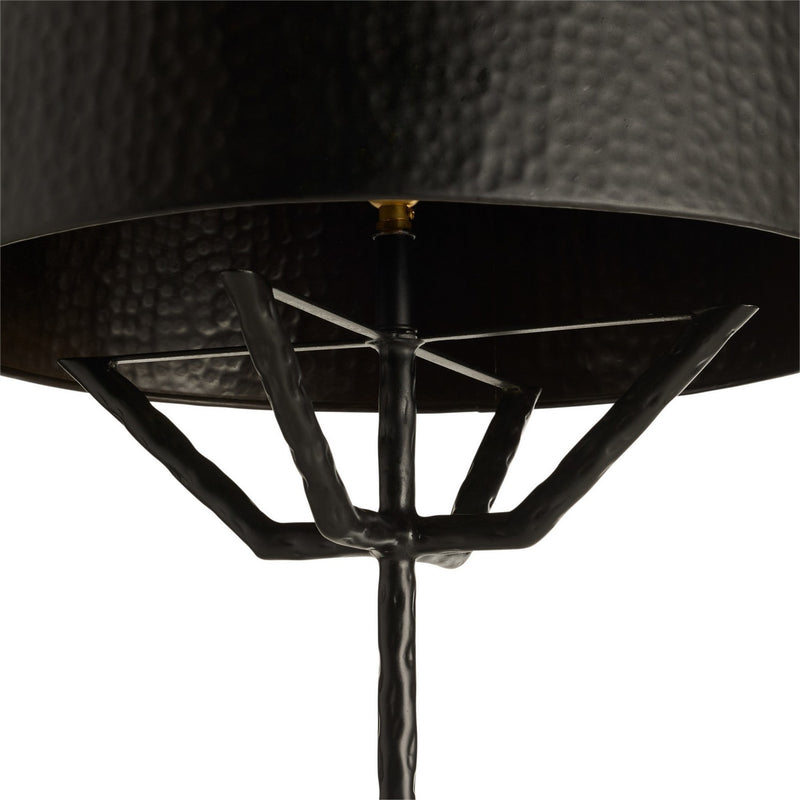 Arteriors PFI17 One Light Floor Lamp, White