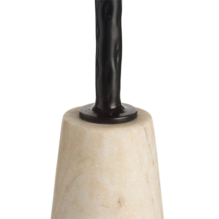 Arteriors PFI17 One Light Floor Lamp, White
