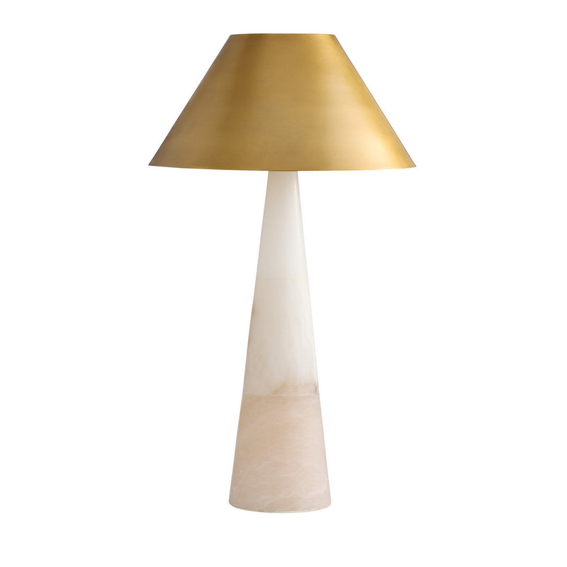 Arteriors PTC55 One Light Table Lamp, White