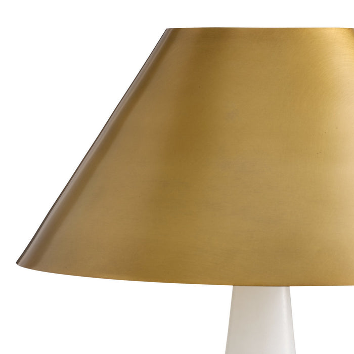 Arteriors PTC55 One Light Table Lamp, White