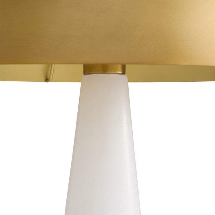 Arteriors PTC55 One Light Table Lamp, White
