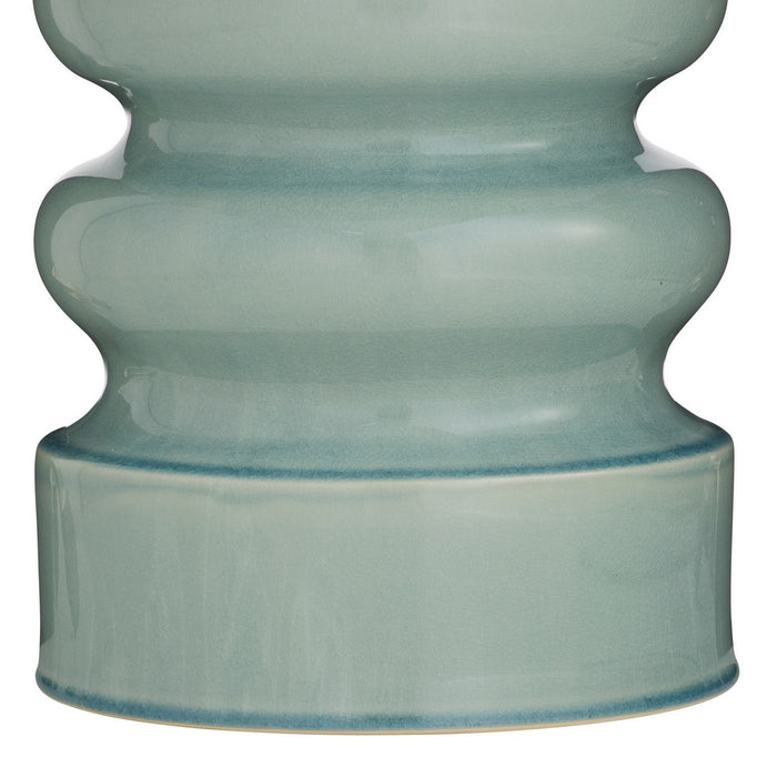 Arteriors PTC58-421 One Light Table Lamp, Celedon