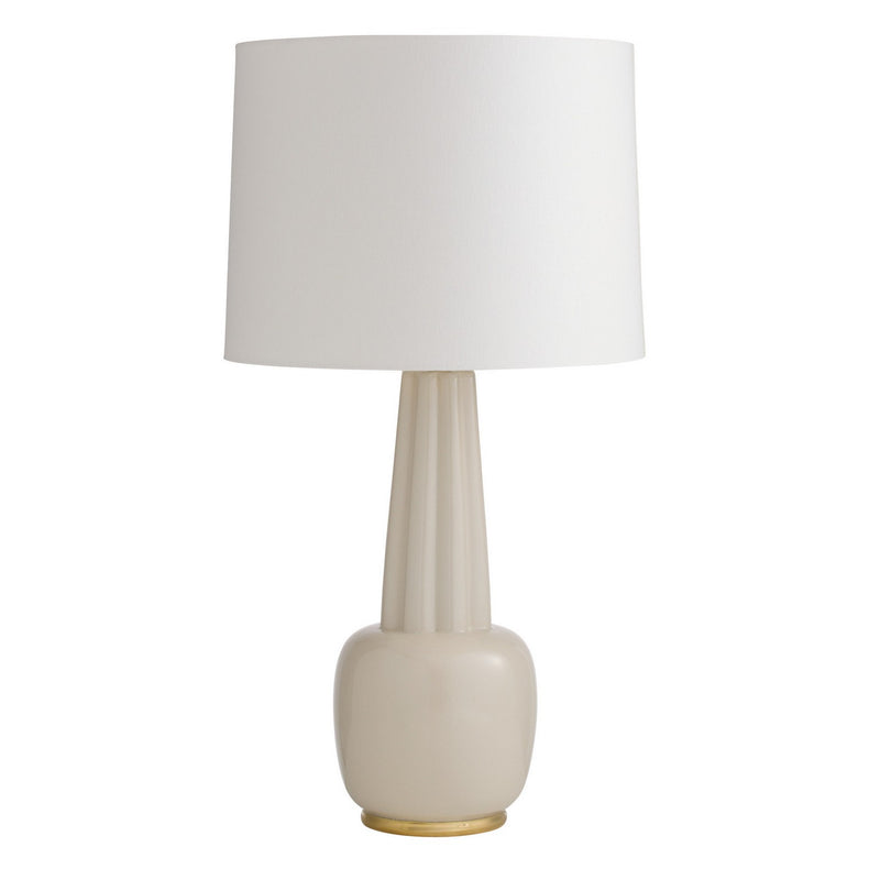 Arteriors PTC60-673 One Light Table Lamp, Ivory