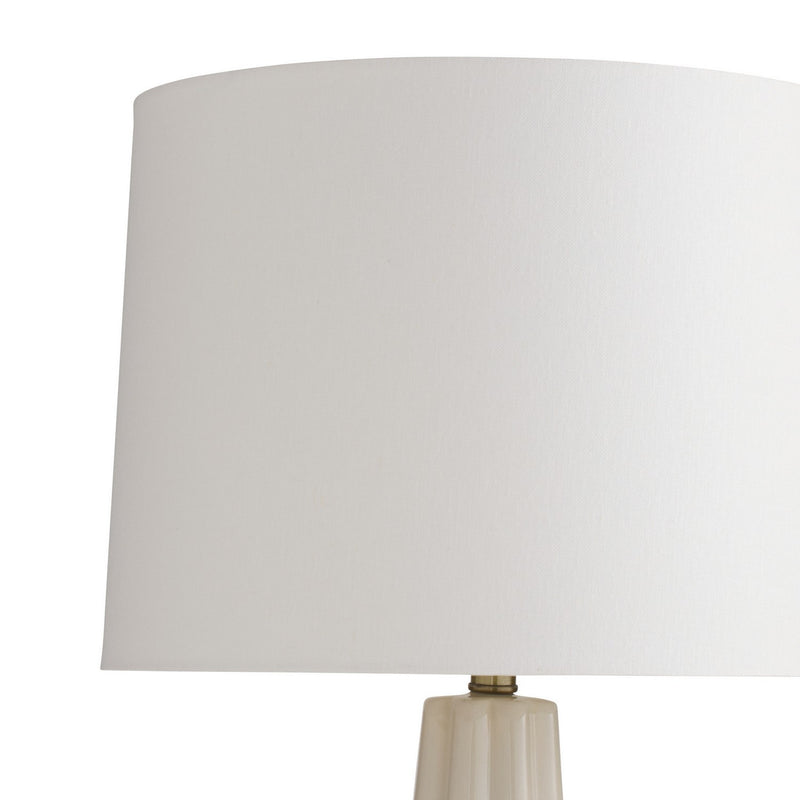 Arteriors PTC60-673 One Light Table Lamp, Ivory