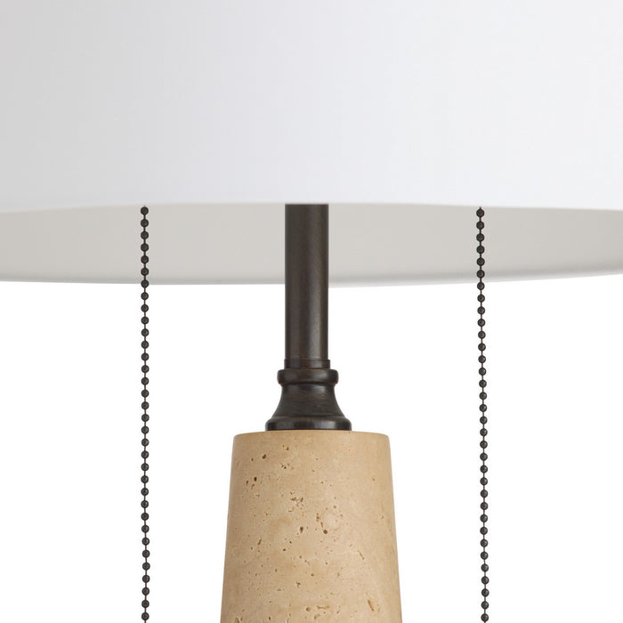 Arteriors PTC65-711 Two Light Table Lamp, Natural