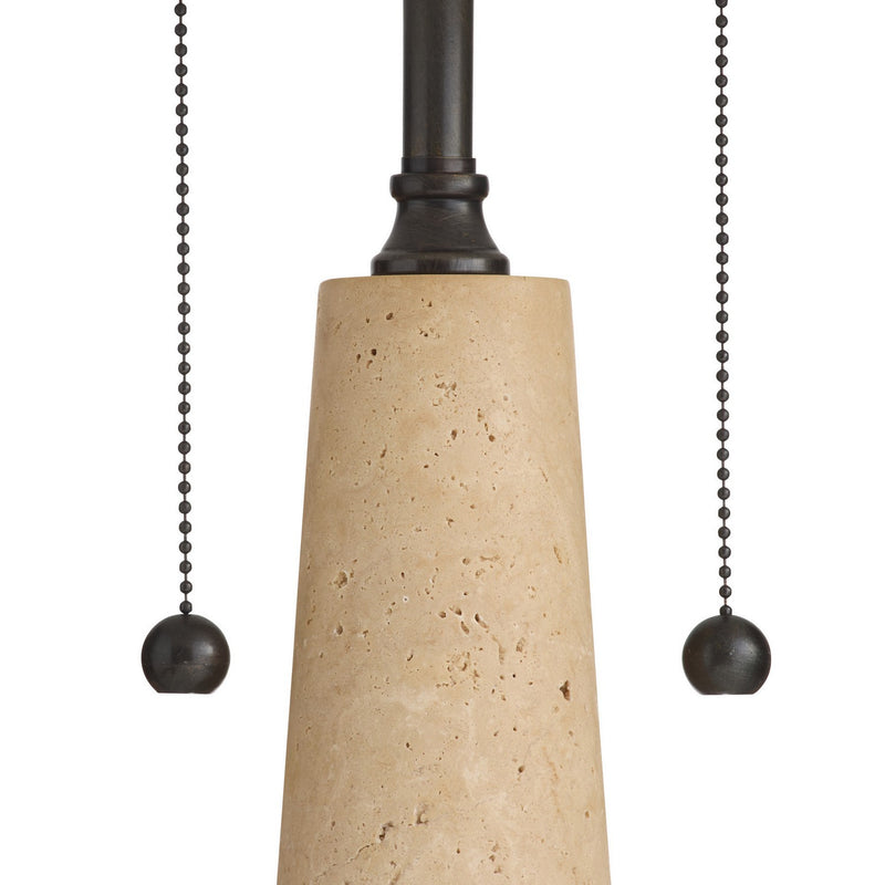 Arteriors PTC65-711 Two Light Table Lamp, Natural