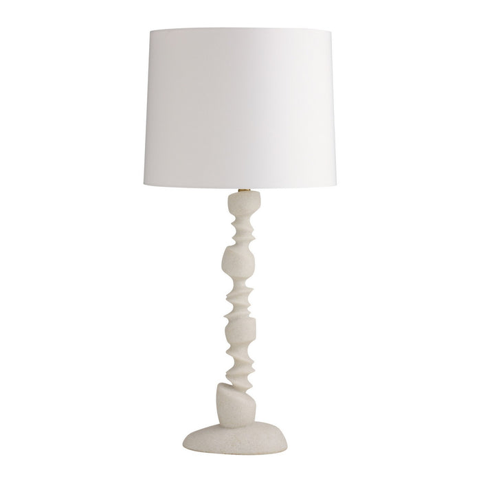 Arteriors PTC67-711 One Light Table Lamp, Ivory
