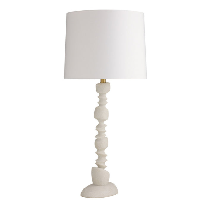 Arteriors PTC67-711 One Light Table Lamp, Ivory
