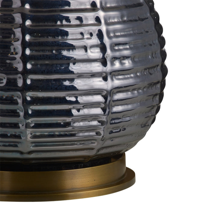 Arteriors PTI24-SH024 One Light Table Lamp, Flint Luster
