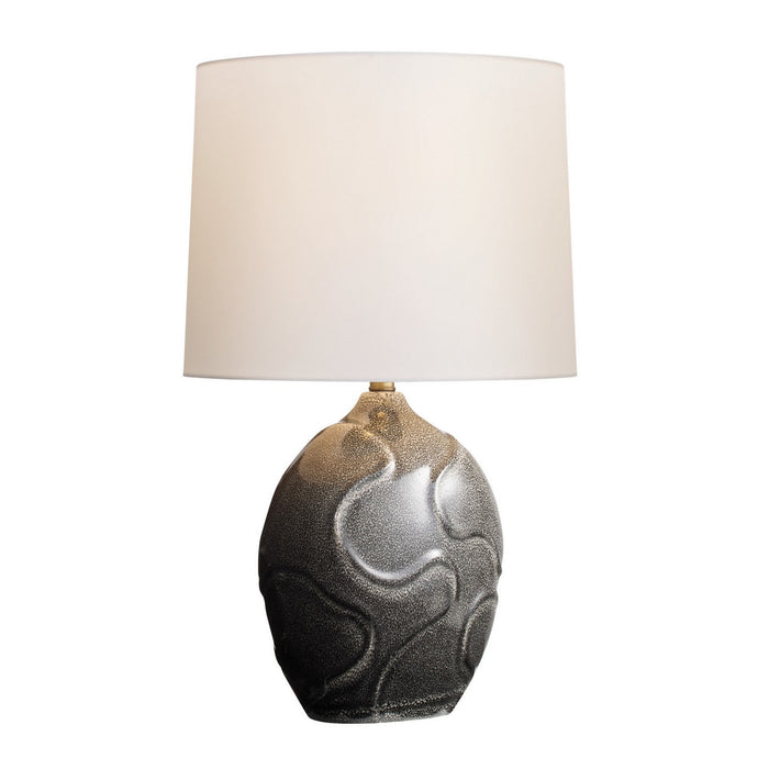 Arteriors PTS22-711 One Light Table Lamp, Obsidian Reactive