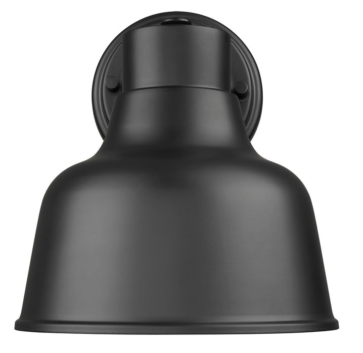 Acclaim Lighting 1030BK One Light Wall Lantern, Matte Black with White Gloss
