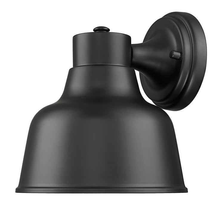Acclaim Lighting 1030BK One Light Wall Lantern, Matte Black with White Gloss