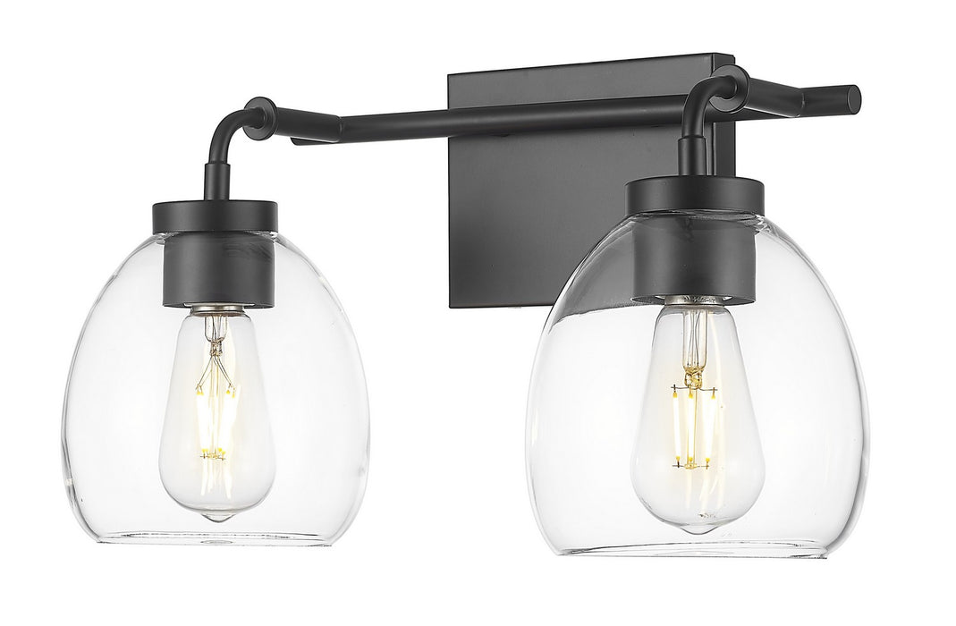 Acclaim Lighting IN40061BK Two Light Vanity, Matte Black