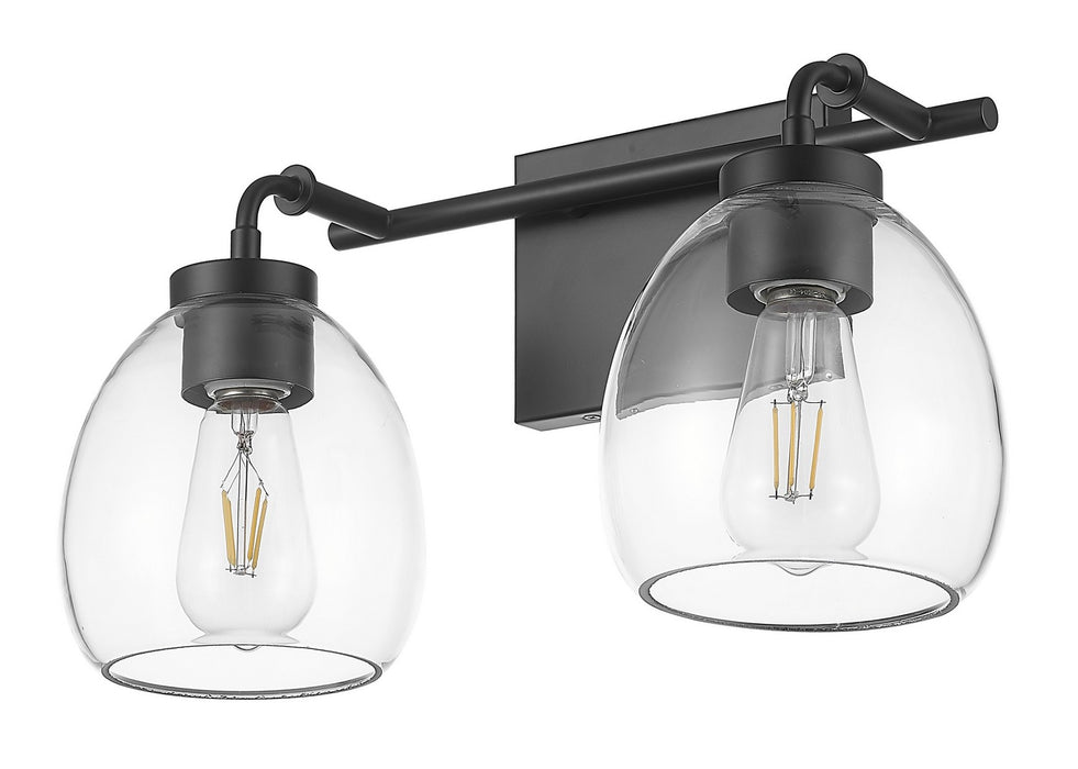 Acclaim Lighting IN40061BK Two Light Vanity, Matte Black