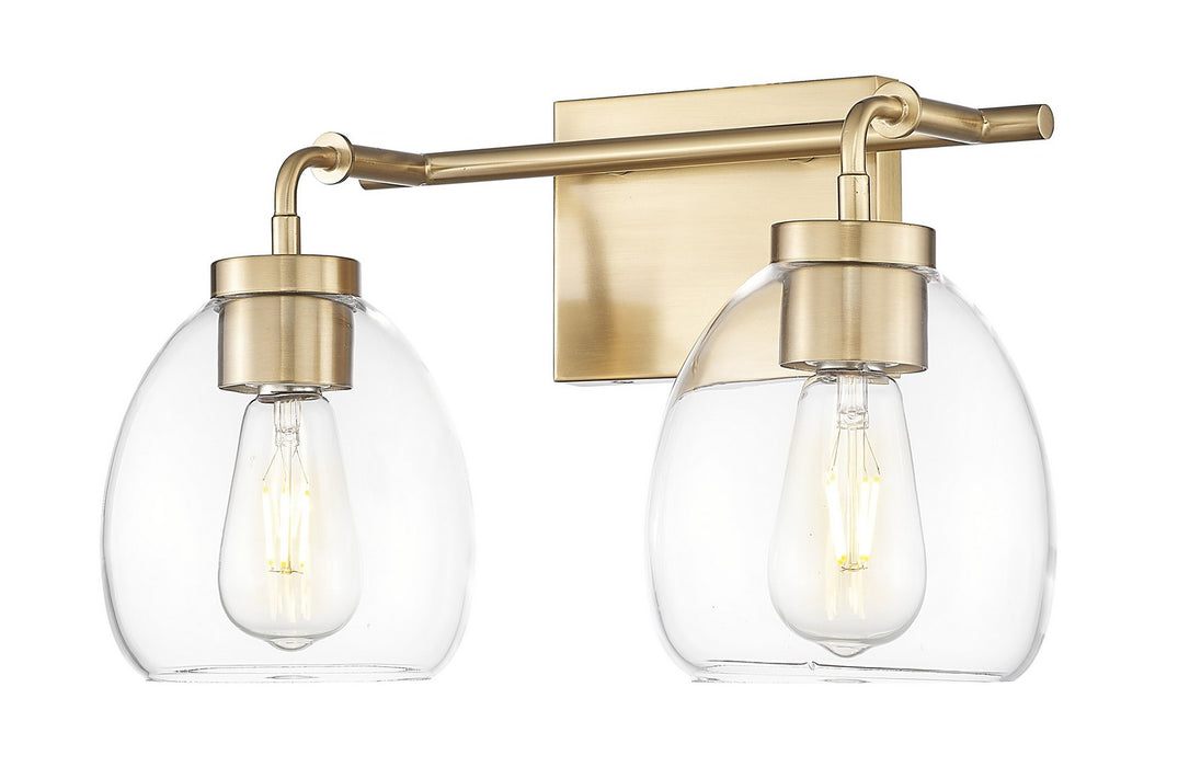 Acclaim Lighting IN40061BR Two Light Vanity, Brass