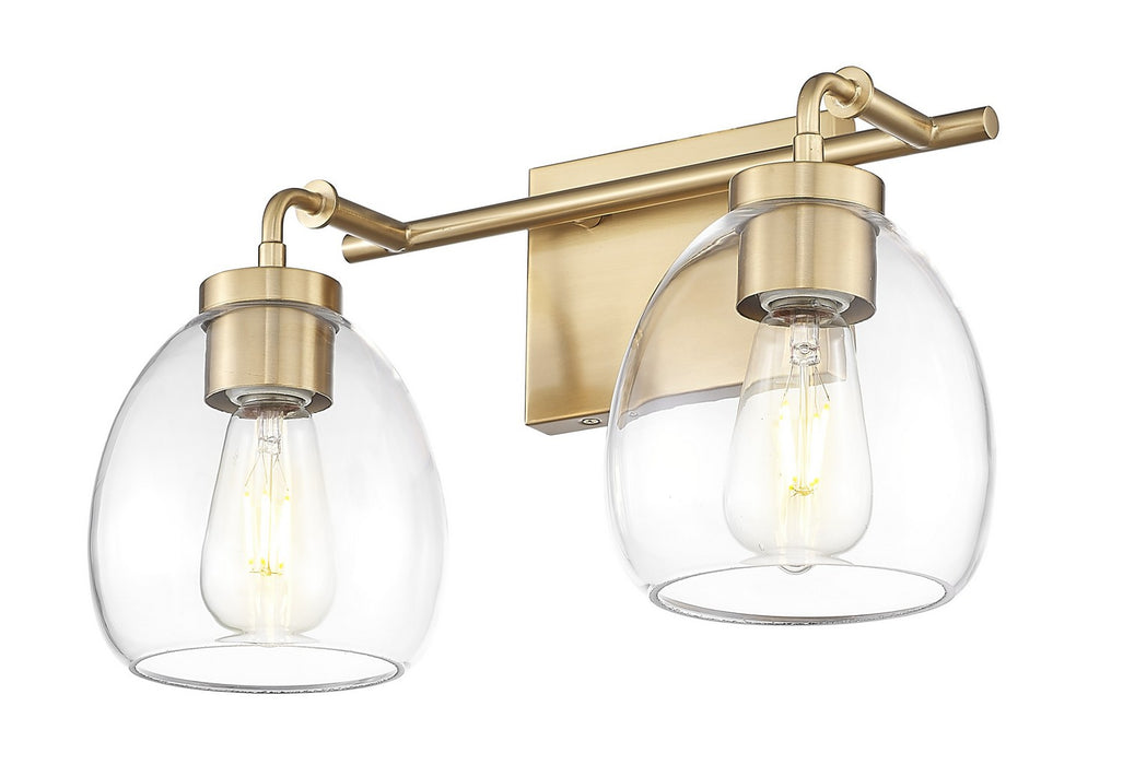 Acclaim Lighting IN40061BR Two Light Vanity, Brass