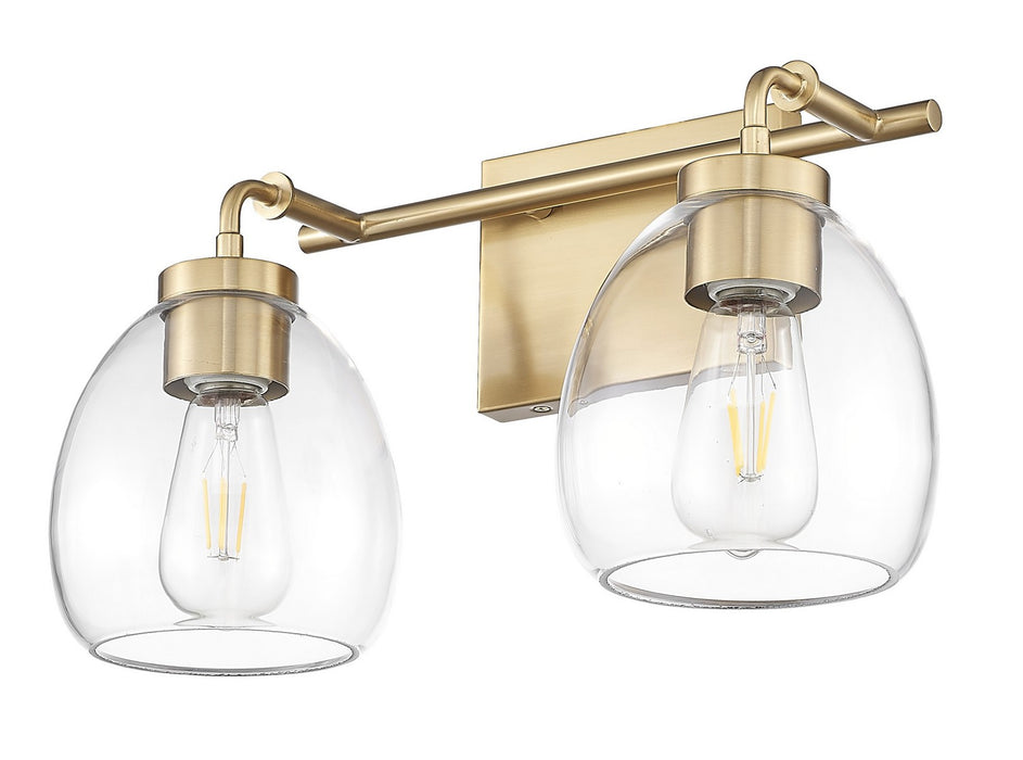 Acclaim Lighting IN40061BR Two Light Vanity, Brass