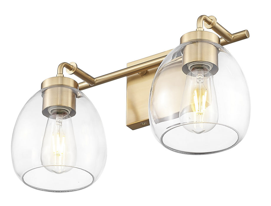 Acclaim Lighting IN40061BR Two Light Vanity, Brass