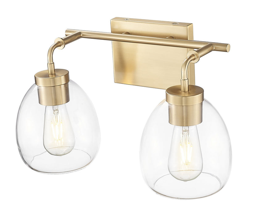 Acclaim Lighting IN40061BR Two Light Vanity, Brass